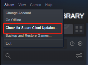 Check for Steam Client Updates