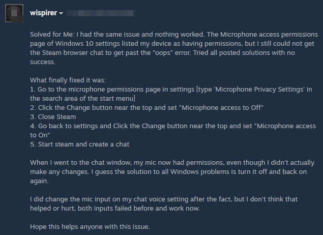 a user from the Steam community