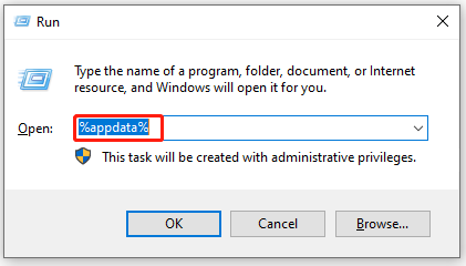 Open the AppData folder