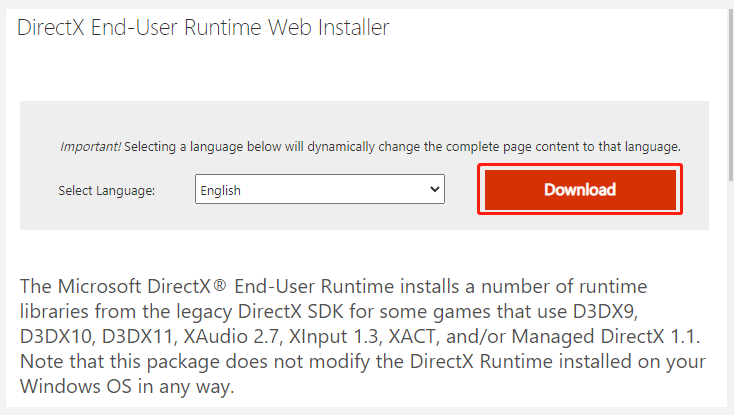 download DirectX 11