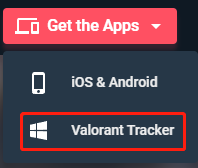 click Valorant Tracker