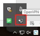 OpenVPN icon on System Tray