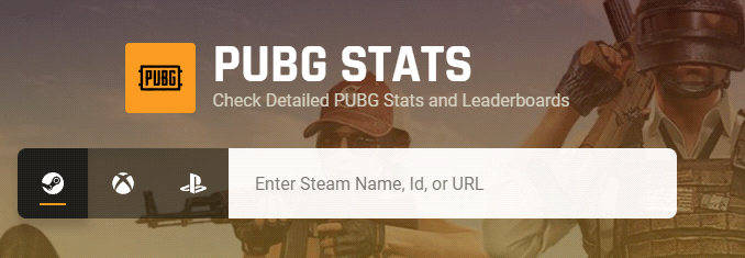 check detailed PUBG stats and leaderboards