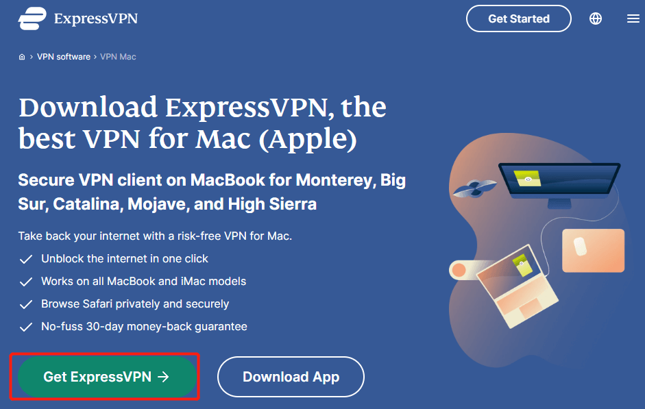 download ExpressVPN for Mac