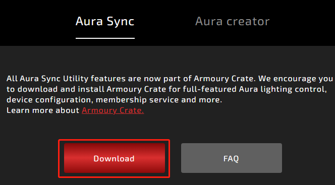 download ASUS Aura Sync