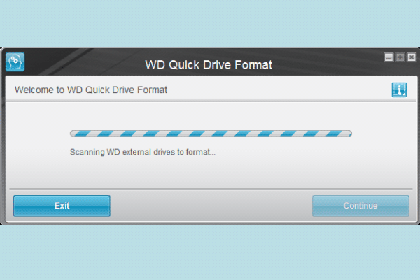 WD Quick Formatterで外部ドライブをフォーマットする方法