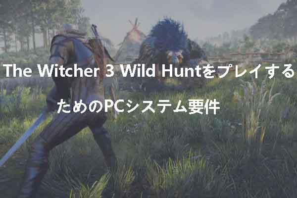 The Witcher 3 Wild HuntをプレイするためのPCシステム要件