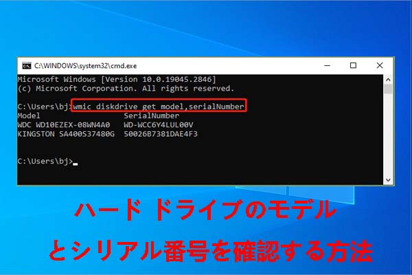 Windows 11/10 でハード ドライブのモデルとシリアル番号を確認する方法