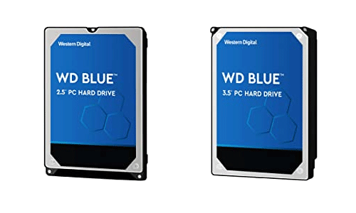 WD Blue 2.5"/3.5 "PC用ハードドライブ