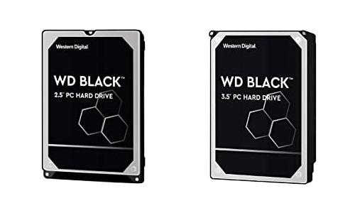 WD Black 2.5"/3.5 "PC用ハードドライブ