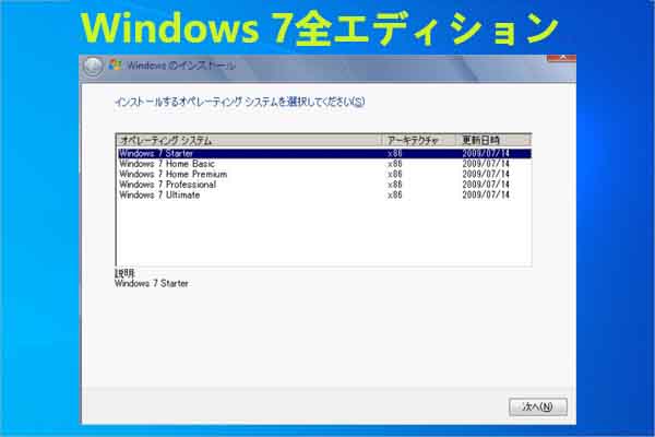 Windows 7  ライセンス認証済みオールインワンISO ダウンロードチュートリアル