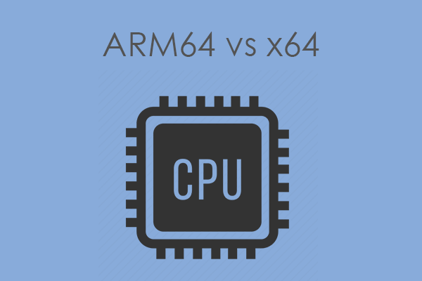 ARM64とX64の違い