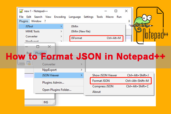 Notepad++でJSONを正しくフォーマットする2つの方法