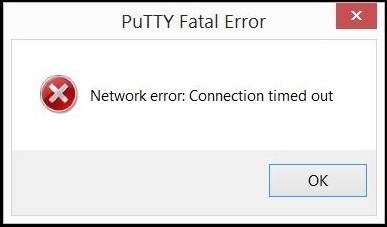 PuTTY の致命的なエラー