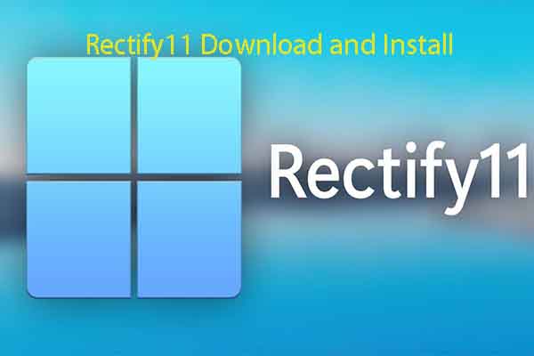 Rectify11 (再設計された Windows 11) ISO のダウンロードとインストール