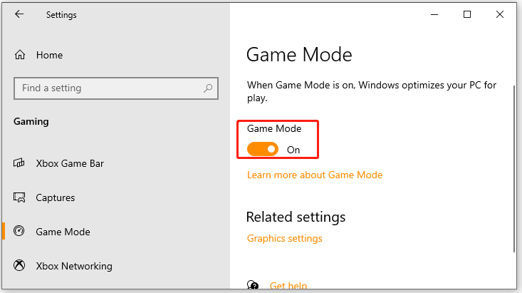 Windows 10でゲームモードを有効にする
