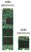 2230 SSDと2280 SSD