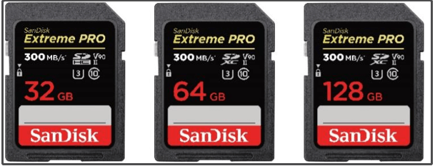 サンディスクエクストリーム プロ UHS-II SDXC SDカード