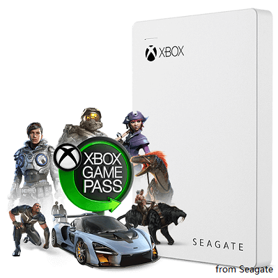 Xbox Game Passスペシャルエディション用Seagateゲームドライブ