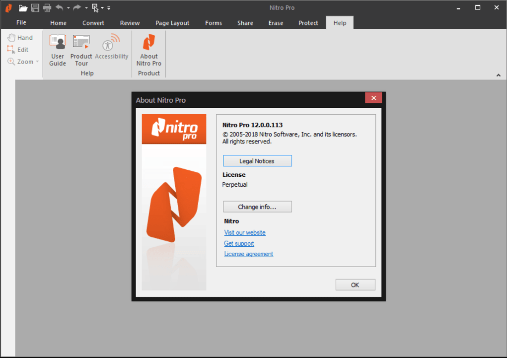 Nitro PDF Pro editor