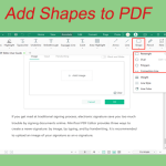 Learn How to Add Shapes to PDF from This Guide [Windows & Online]