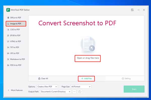 There Are 2 Methods for You to Convert Screenshot to PDF