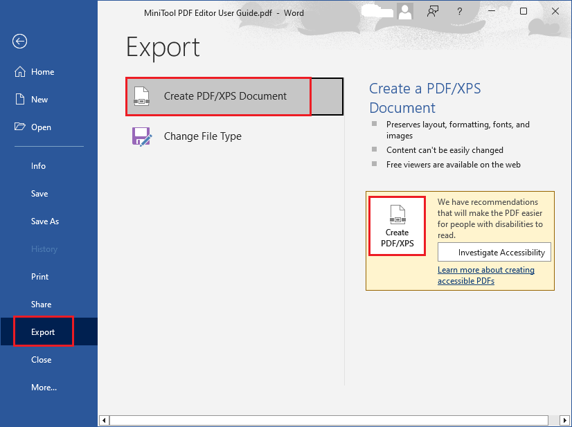 remove PDF pages in Microsoft Word