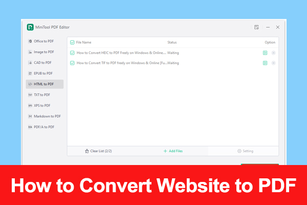 How to Convert Website to PDF Freely? [Step-by-Step Guide]