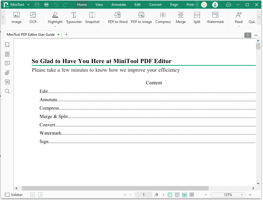 MiniTool PDF Editor