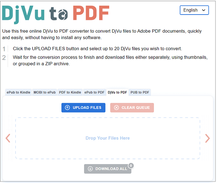 use DjVu to PDF converter