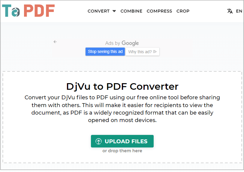 use ToPDF converter