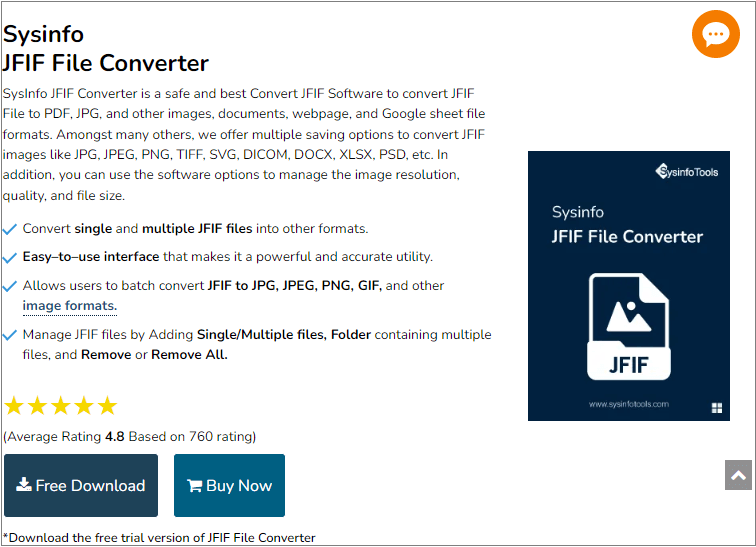 SysInfo JFIF Converter