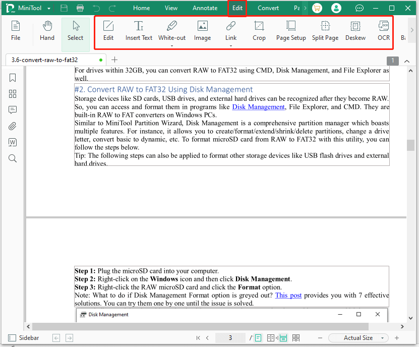 MiniTool PDF Editor