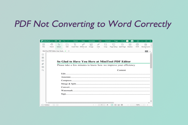 PDF Not Converting to Word Correctly: Reasons & Fixes