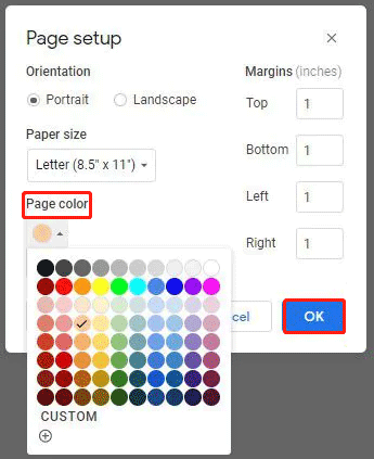 change PDF background color online