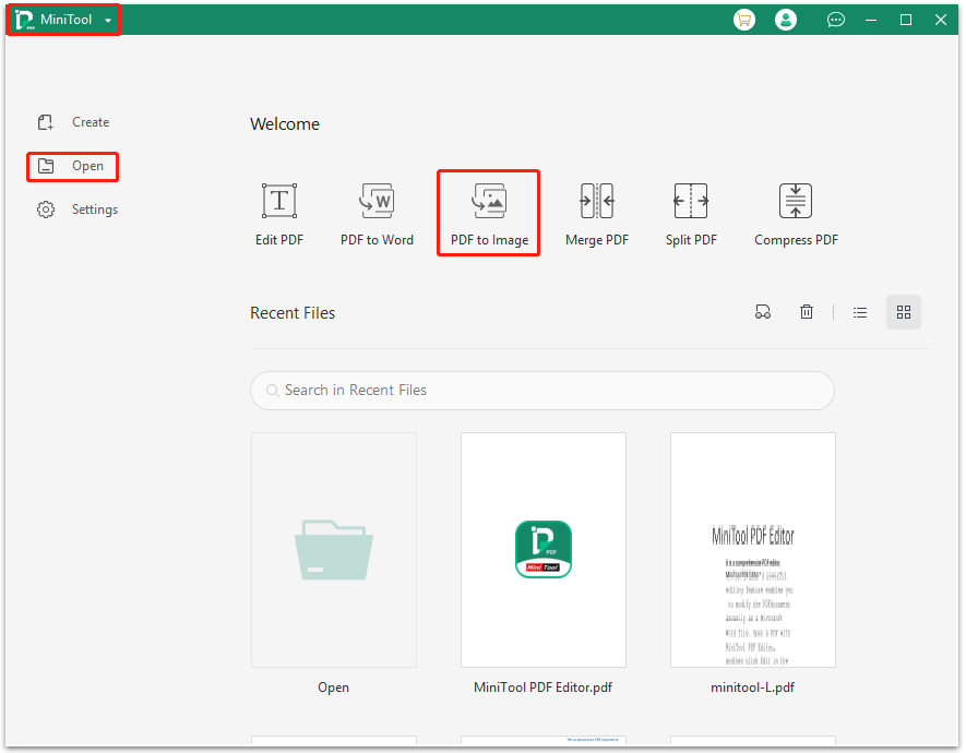 choose one method to convert PDF to Image