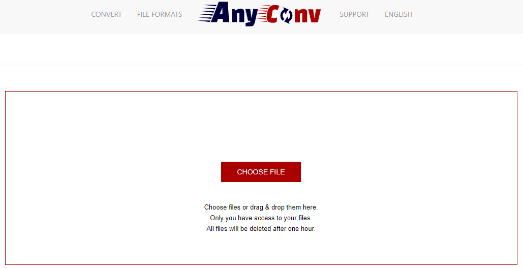 convert PDF to ODF using AnyConv