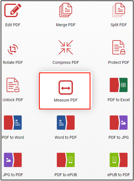 click Measure PDF