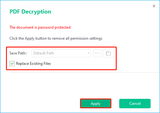 remove security permission