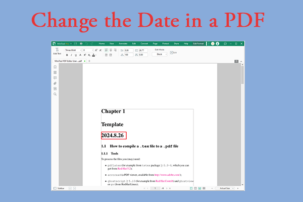 How to Change the Date in a PDF with Fast and Easy Ways