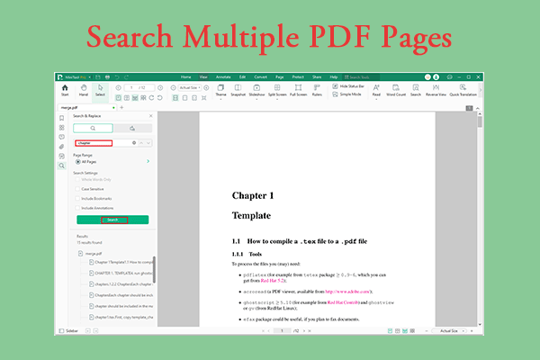 Do You Want to Search Multiple PDF Pages? Here Is the Way!