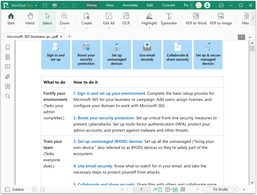 MiniTool PDF Editor