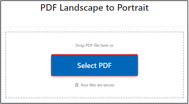 upload the PDF to the 11zon