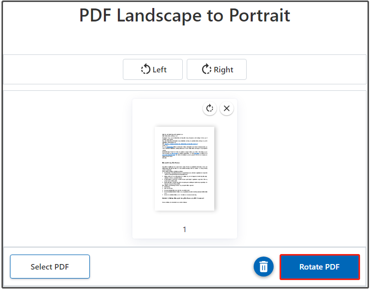 rotate the PDF