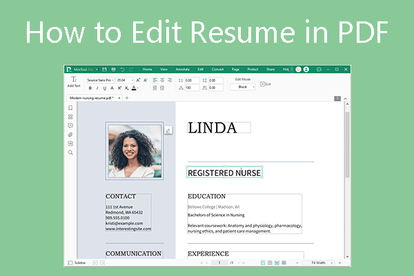 Do You Need to Edit Resume in PDF? Here Is the Guide!