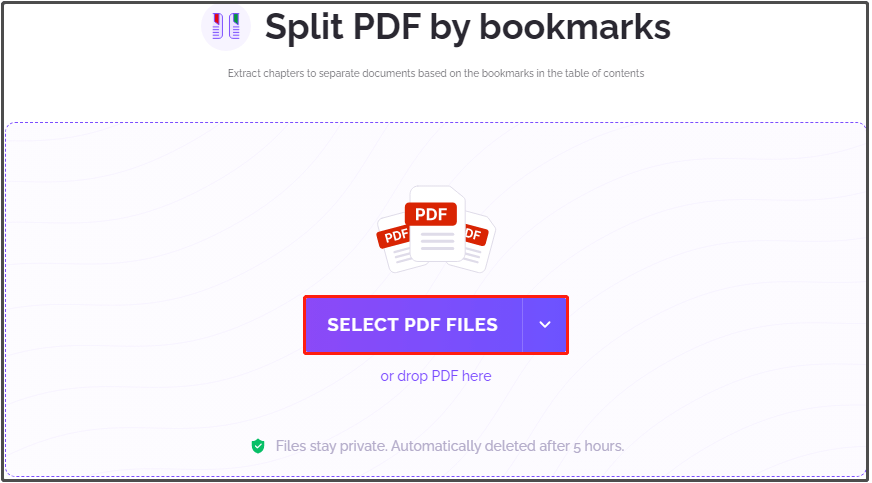 upload a PDF file to DeftPDF