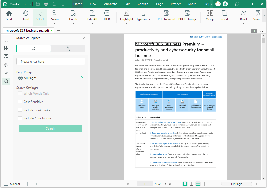 MiniTool PDF Editor