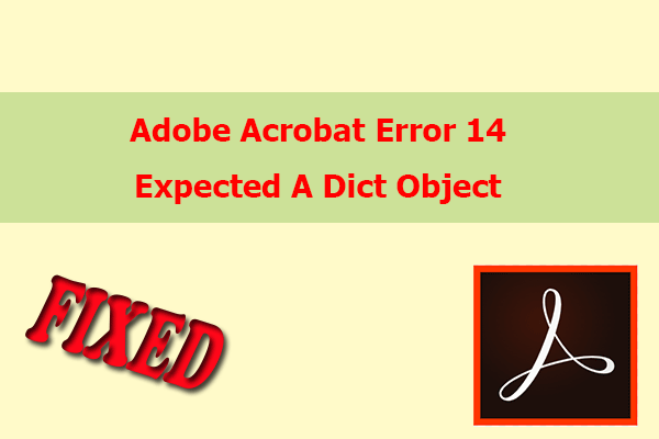 Adobe Expected a Dict Object: Here Are 6 Effective Methods