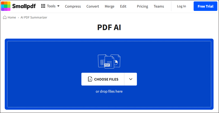 Smallpdf AI PDF reader