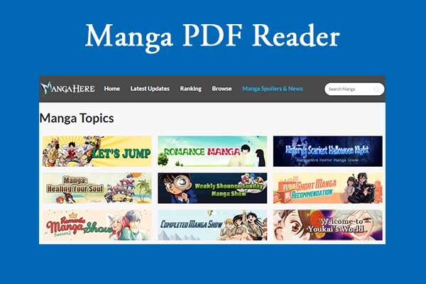 The Best 4 Manga PDF Readers You Can Have a Try